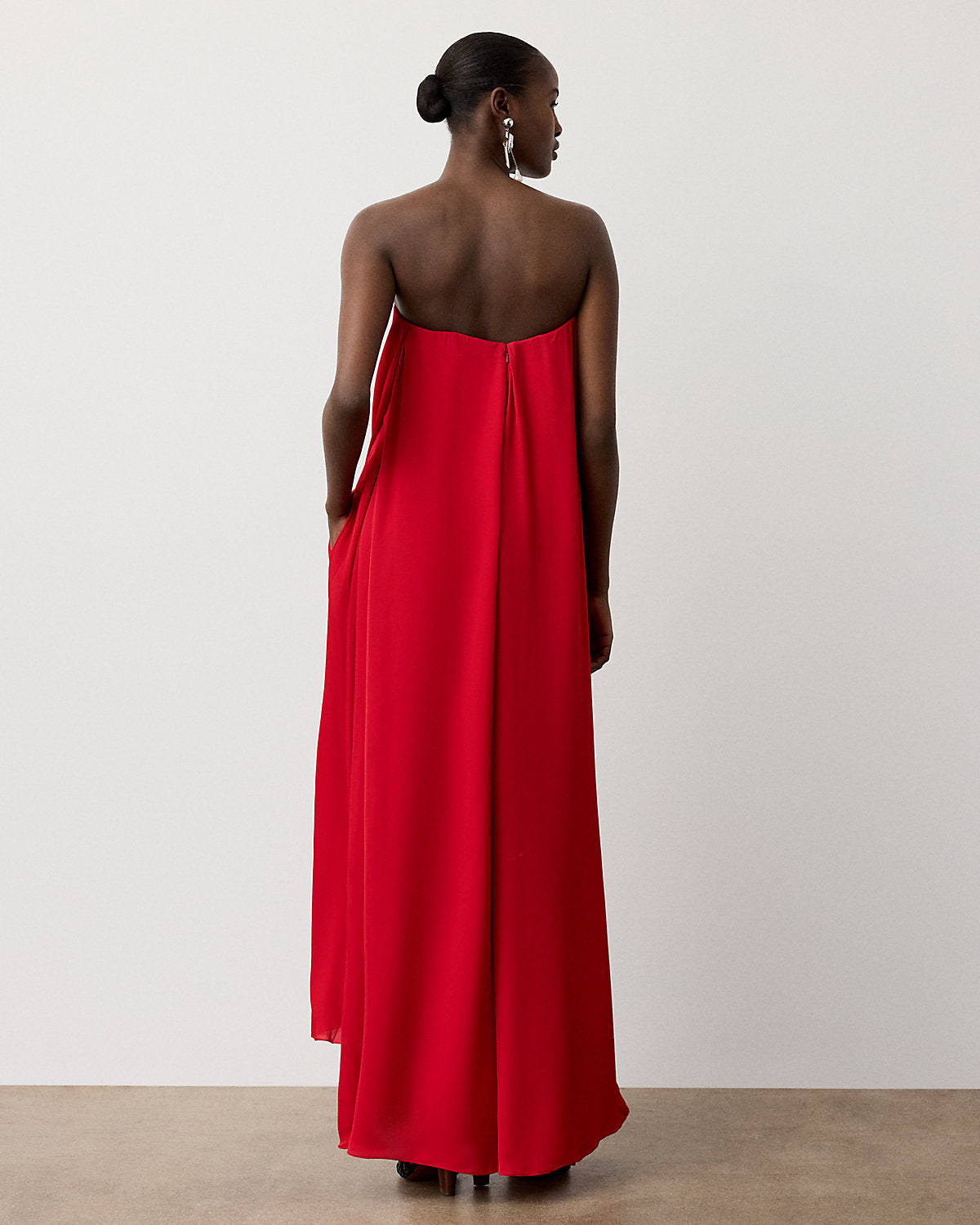 Brittani Satin Evening Dress