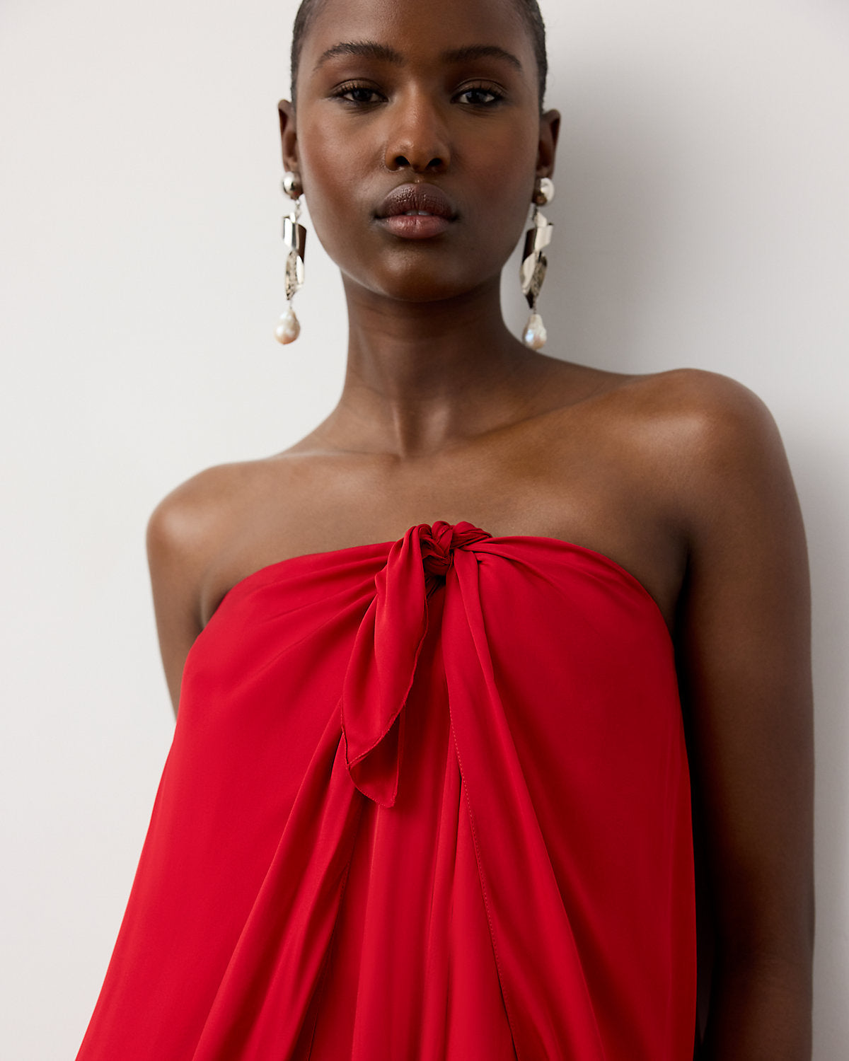 Brittani Satin Evening Dress
