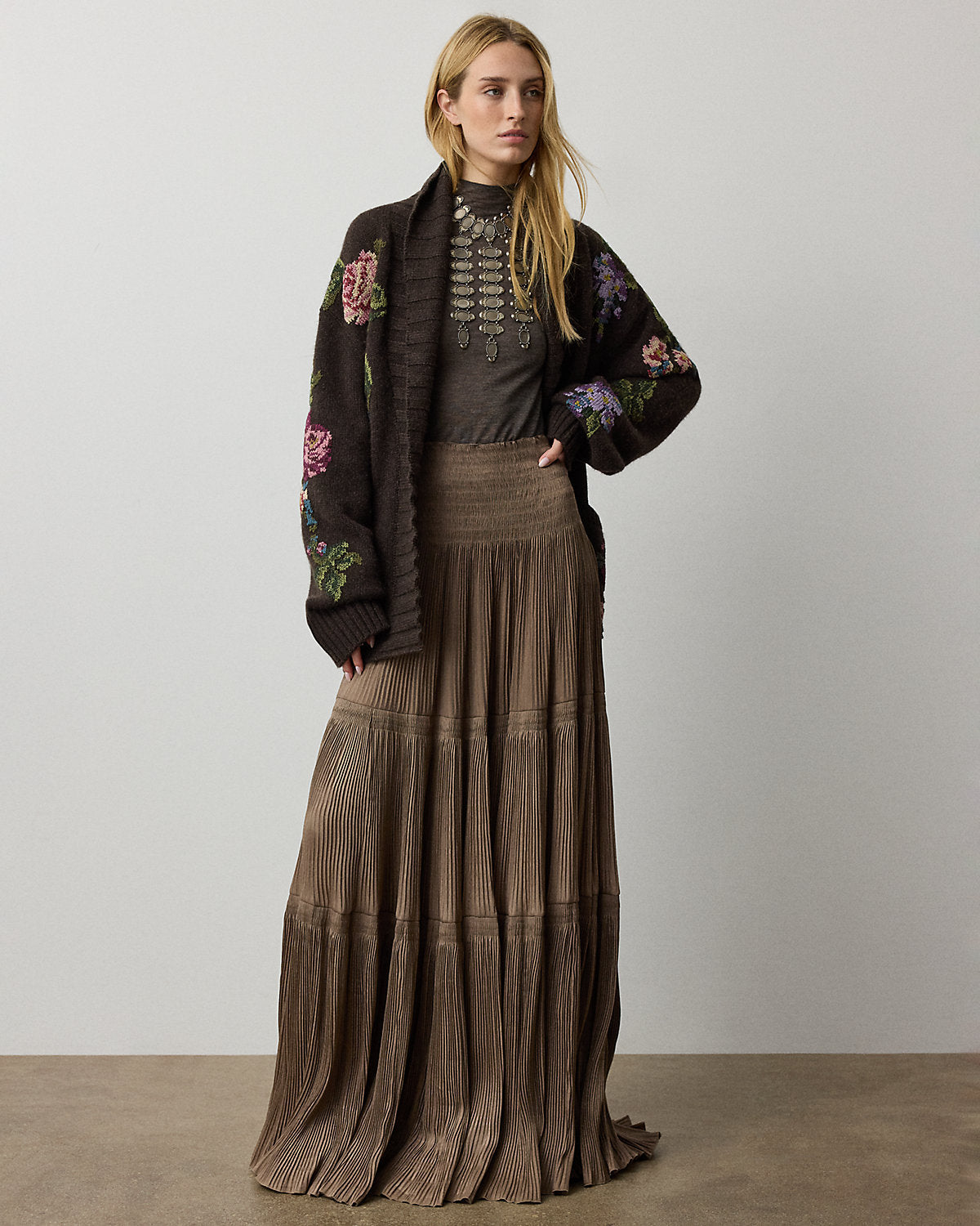 Cashmere Funnelneck Sweater