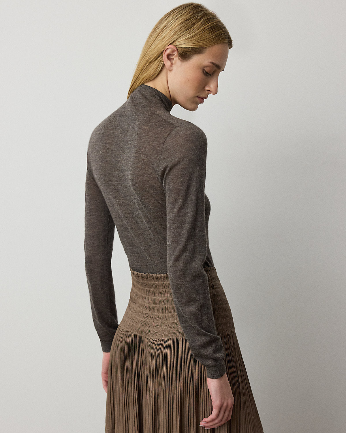 Cashmere Funnelneck Sweater