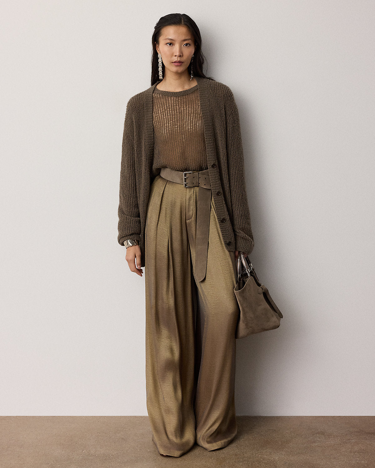 Boucl¨¦ Cashmere-Blend Cardigan