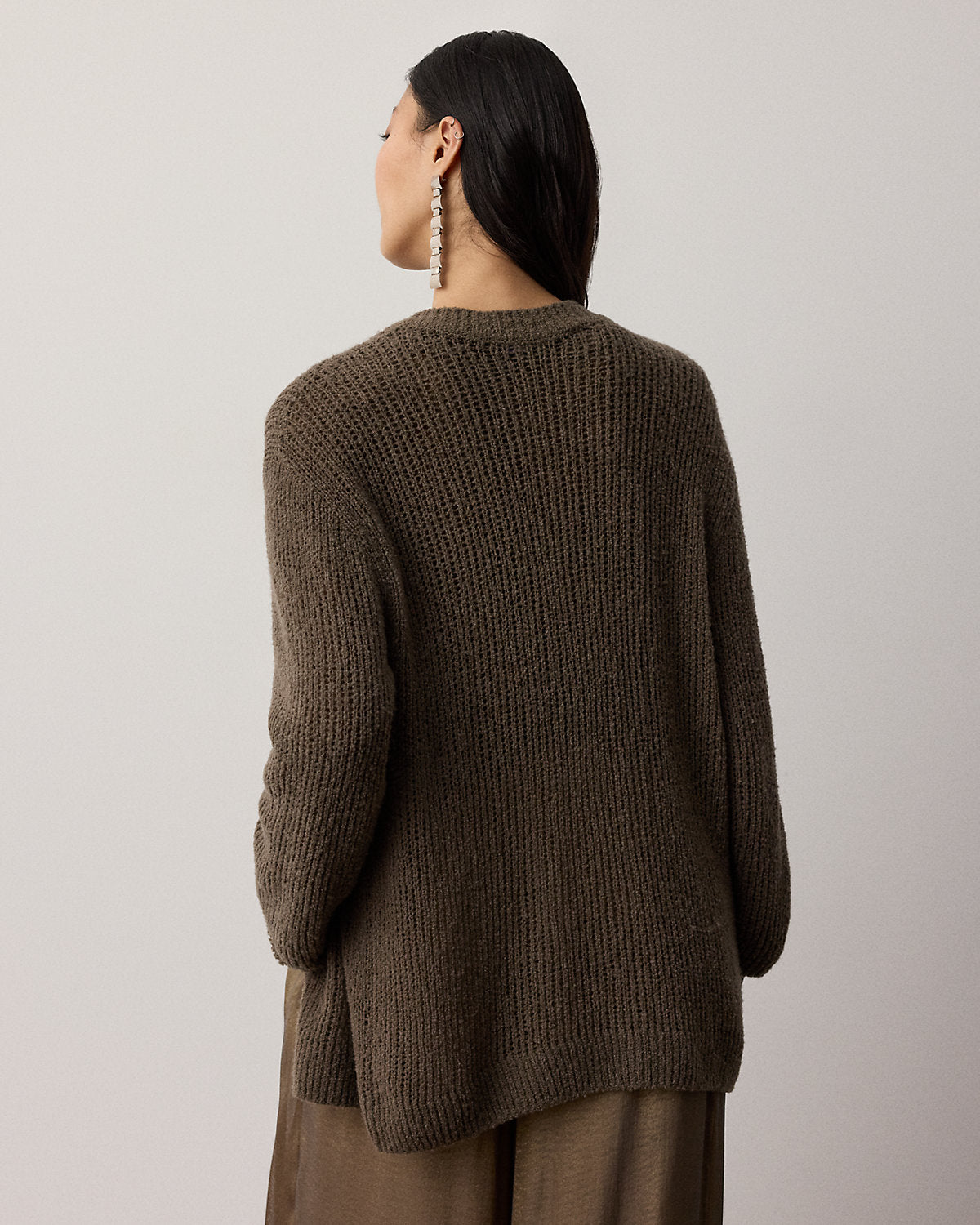 Boucl¨¦ Cashmere-Blend Cardigan