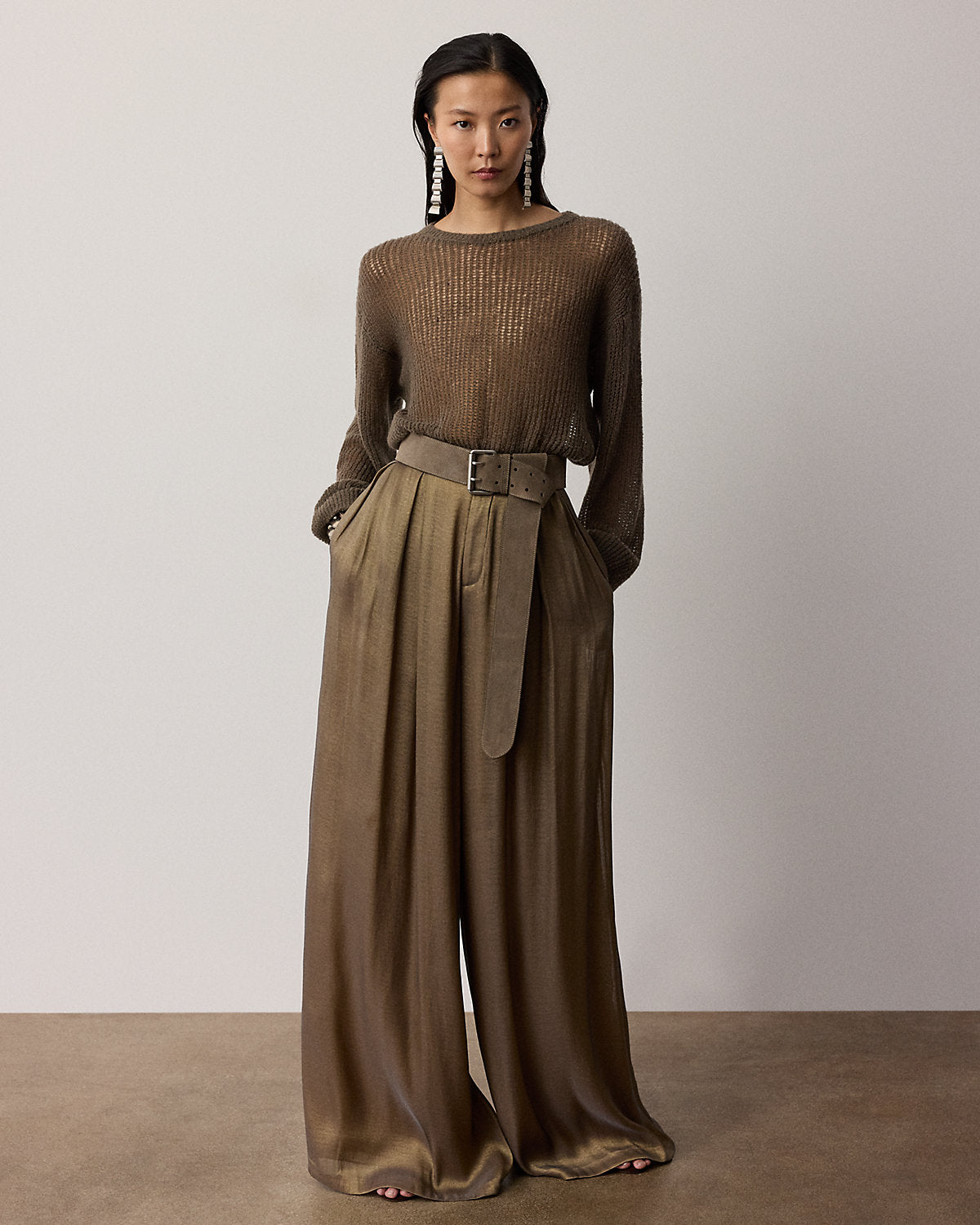 Boucl¨¦ Cashmere-Blend Boatneck Sweater