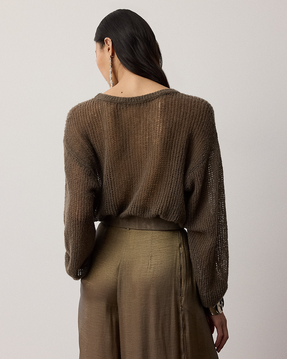 Boucl¨¦ Cashmere-Blend Boatneck Sweater