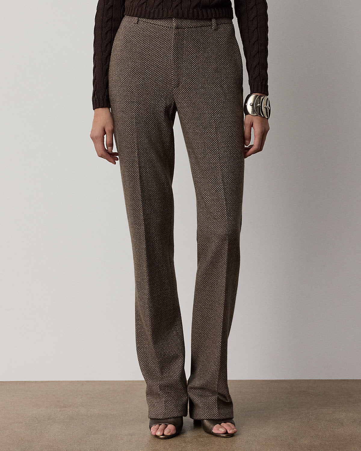 Lorna Broken-Twill Jersey Pant