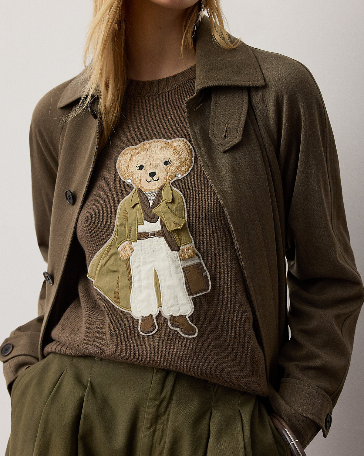 Pre-Fall Bear Cashmere Sweater