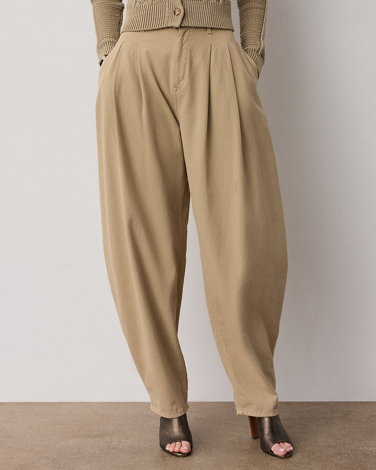 Ellen Cotton Denim Chino Pant
