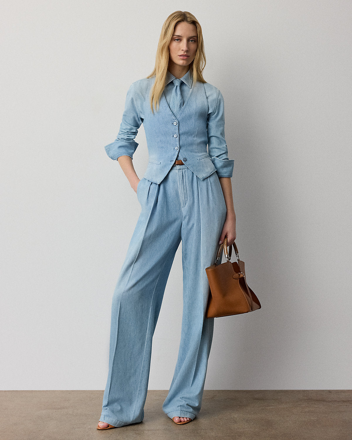 Livie Cotton Denim Pant