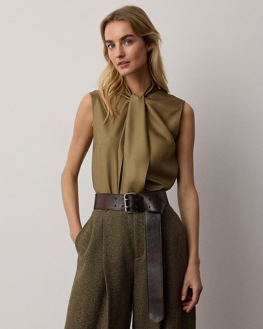 Gilmore Satin Taffeta Top