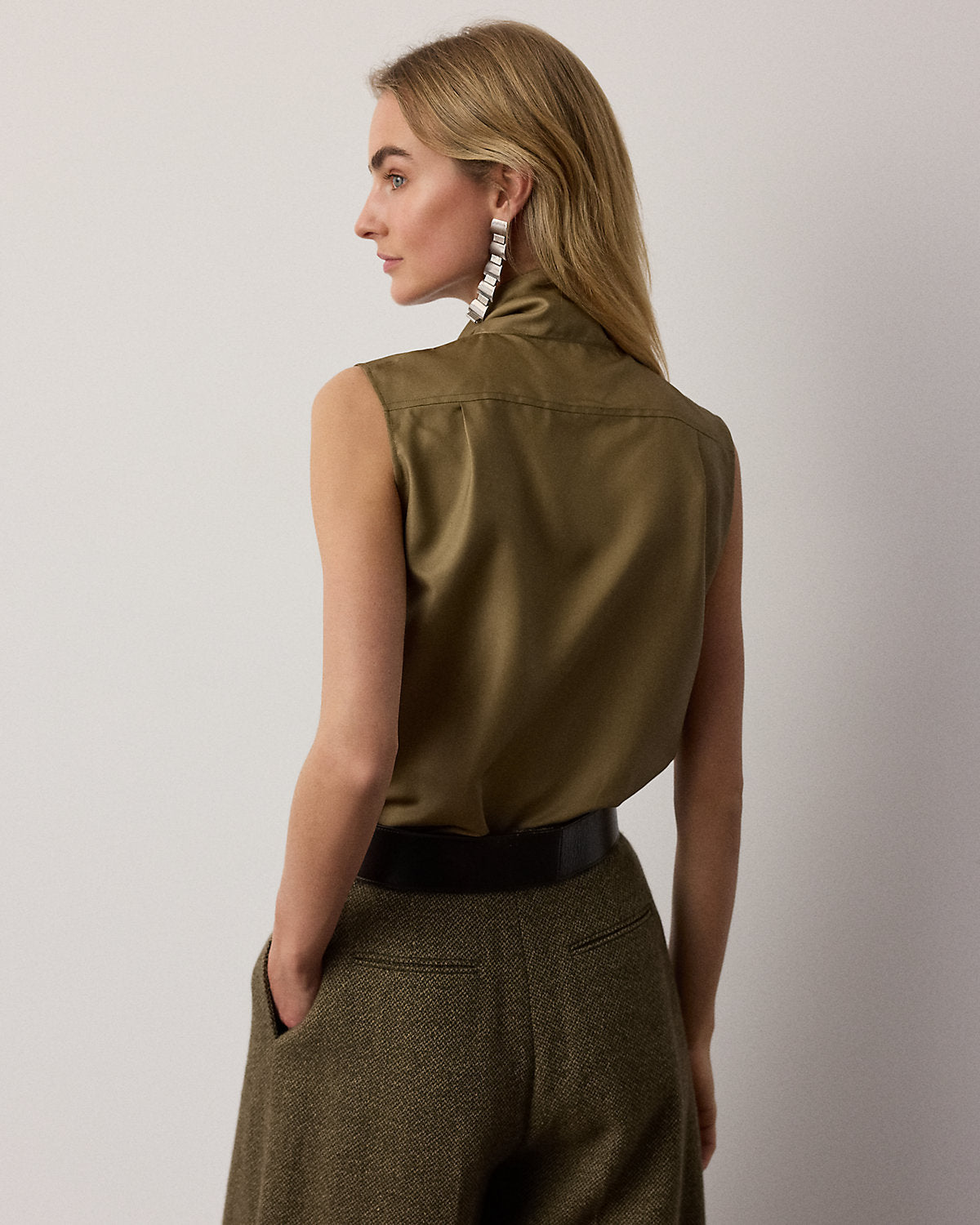Gilmore Satin Taffeta Top