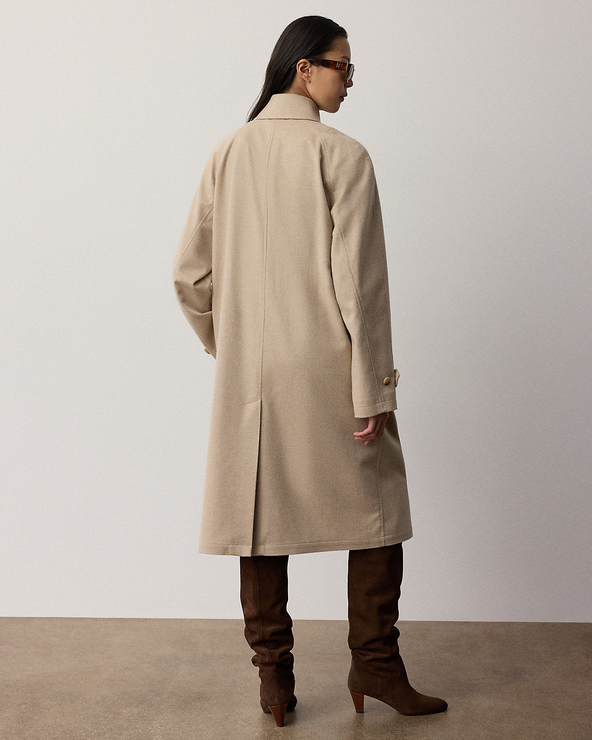 Donagen Cashmere Balmacaan Coat