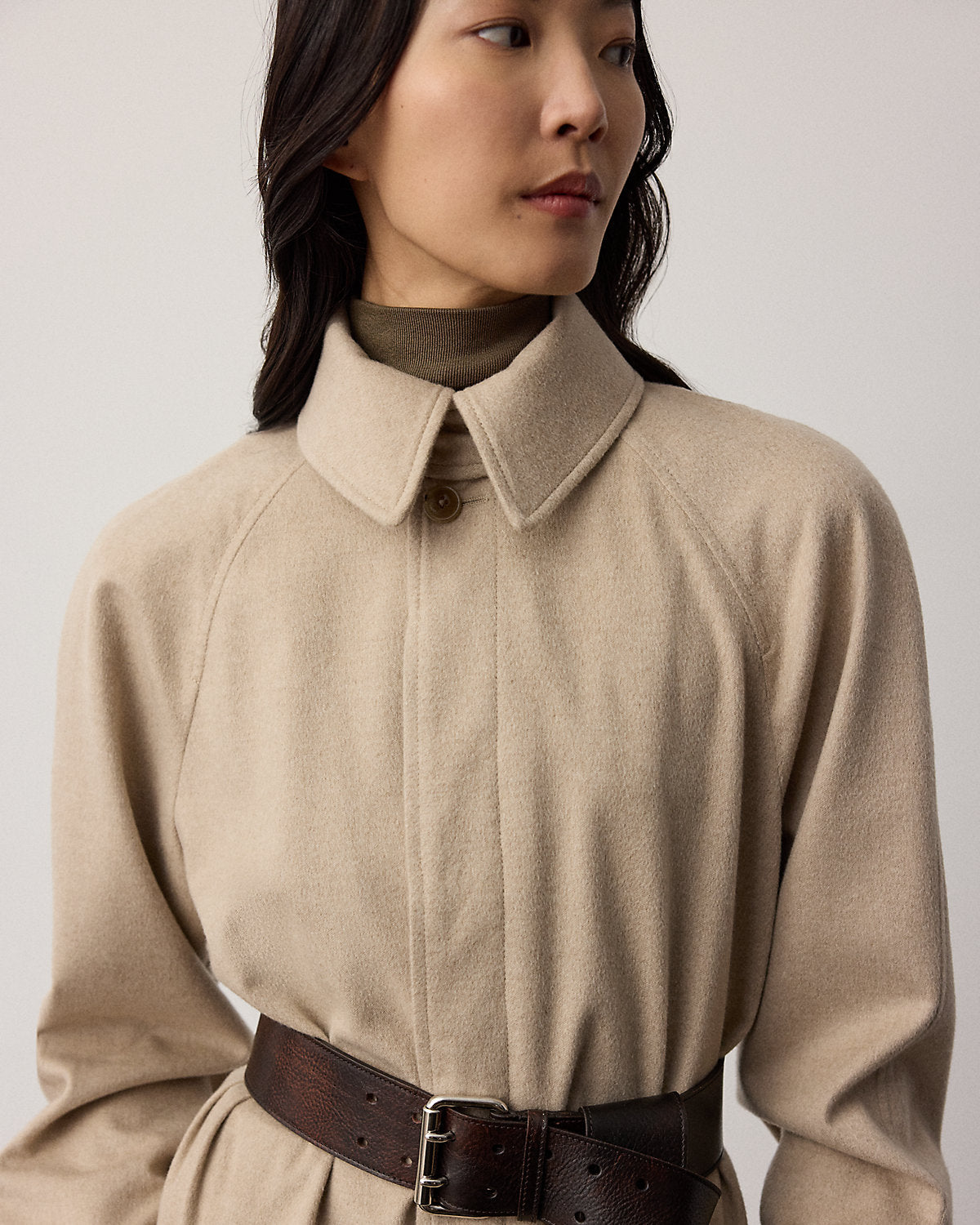 Donagen Cashmere Balmacaan Coat
