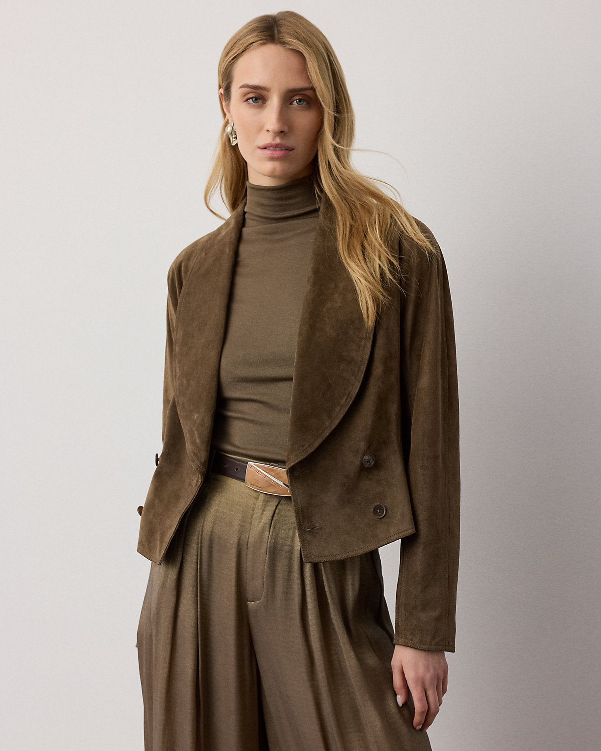 Trudie Calf-Suede Jacket