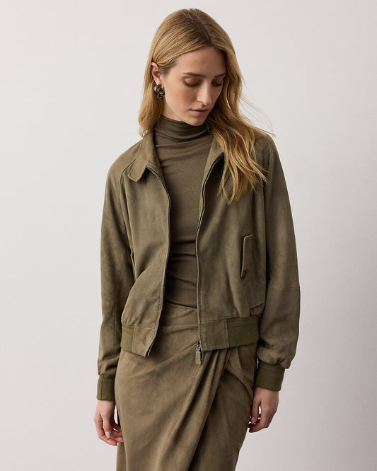 Perrie Lamb-Suede Jacket