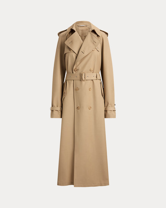 Alecia Wool Gabardine Trench Coat