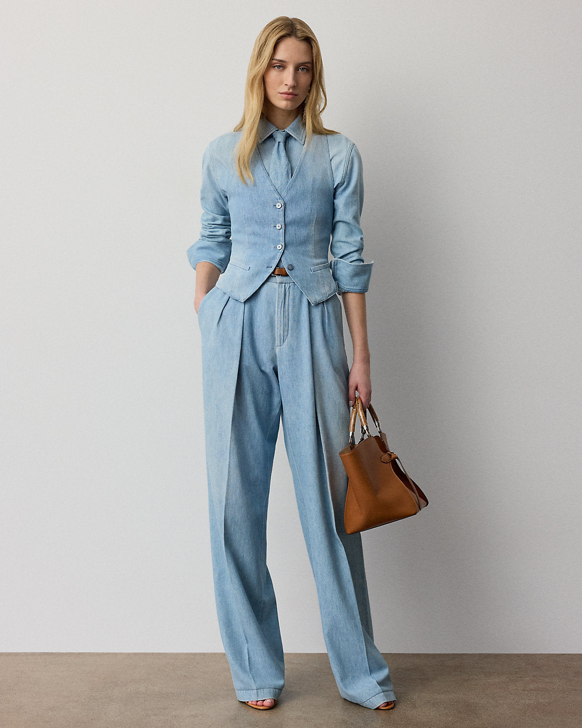 Callie Cotton Denim Shirt