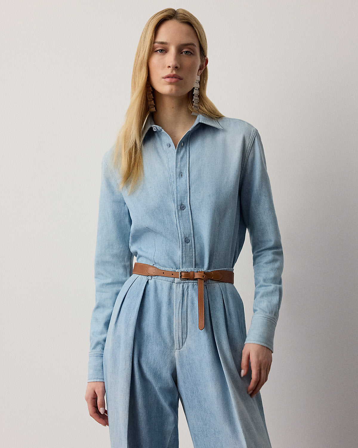 Callie Cotton Denim Shirt