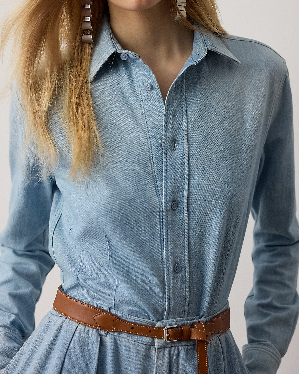 Callie Cotton Denim Shirt