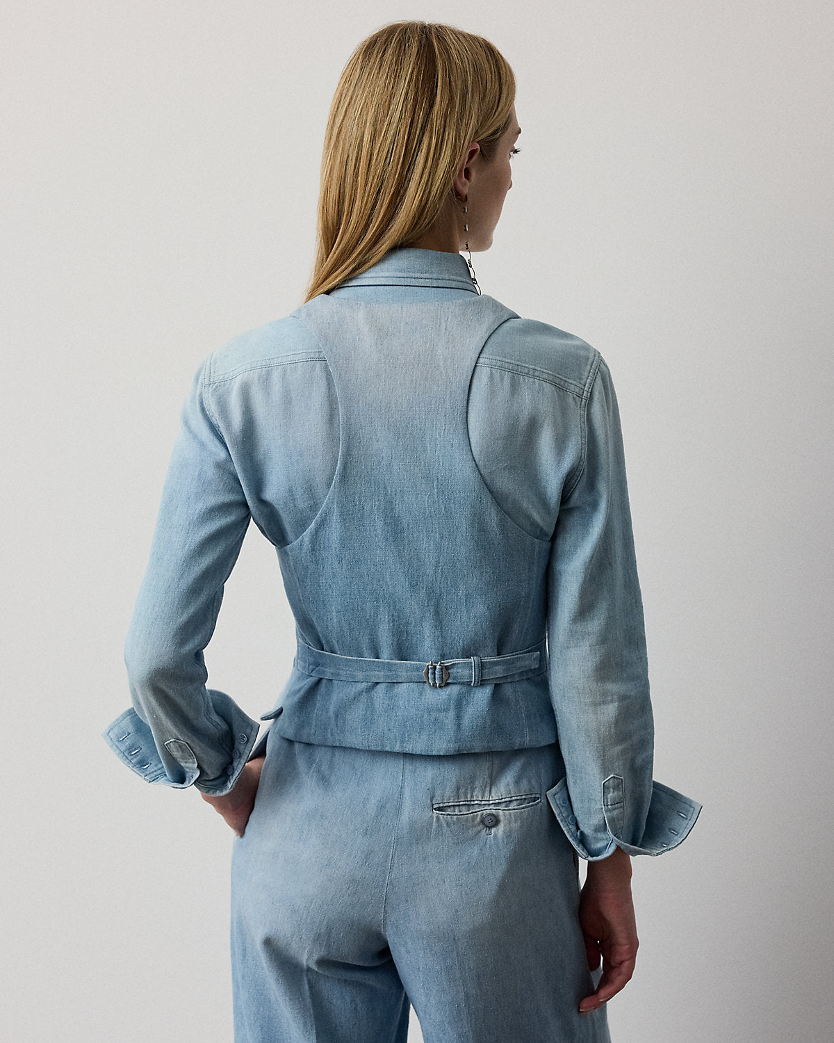 Clarissa Cotton Denim Vest