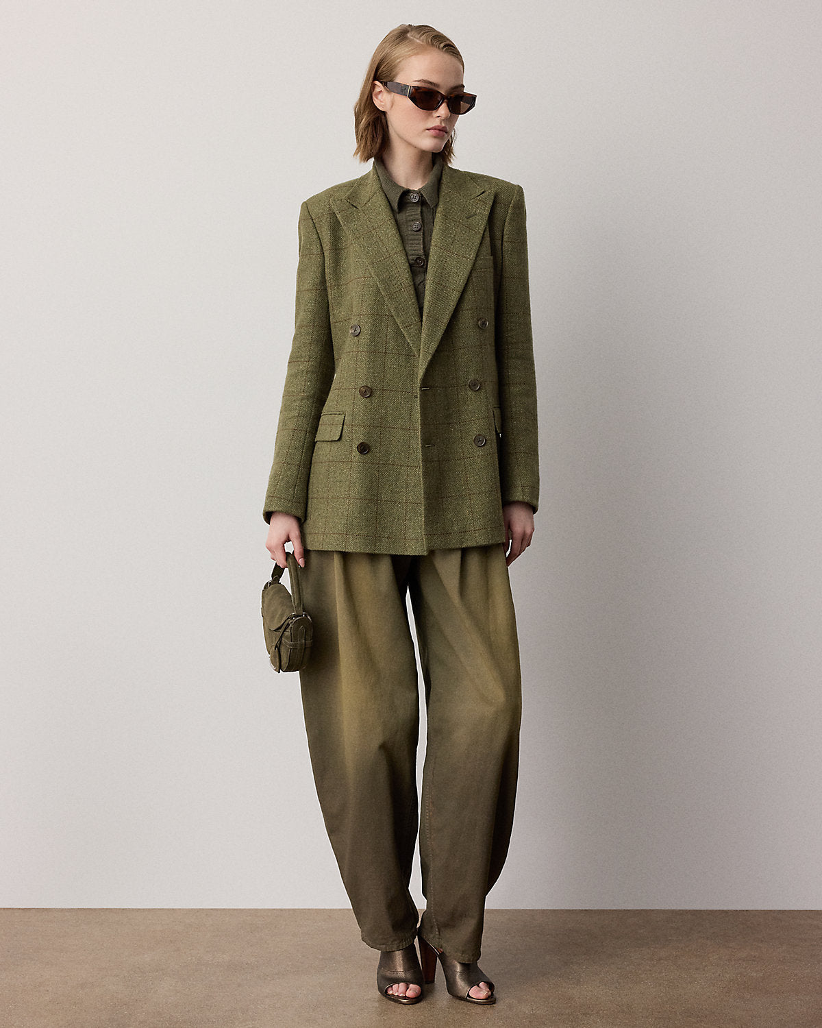 Ramona Windowpane Tweed Jacket