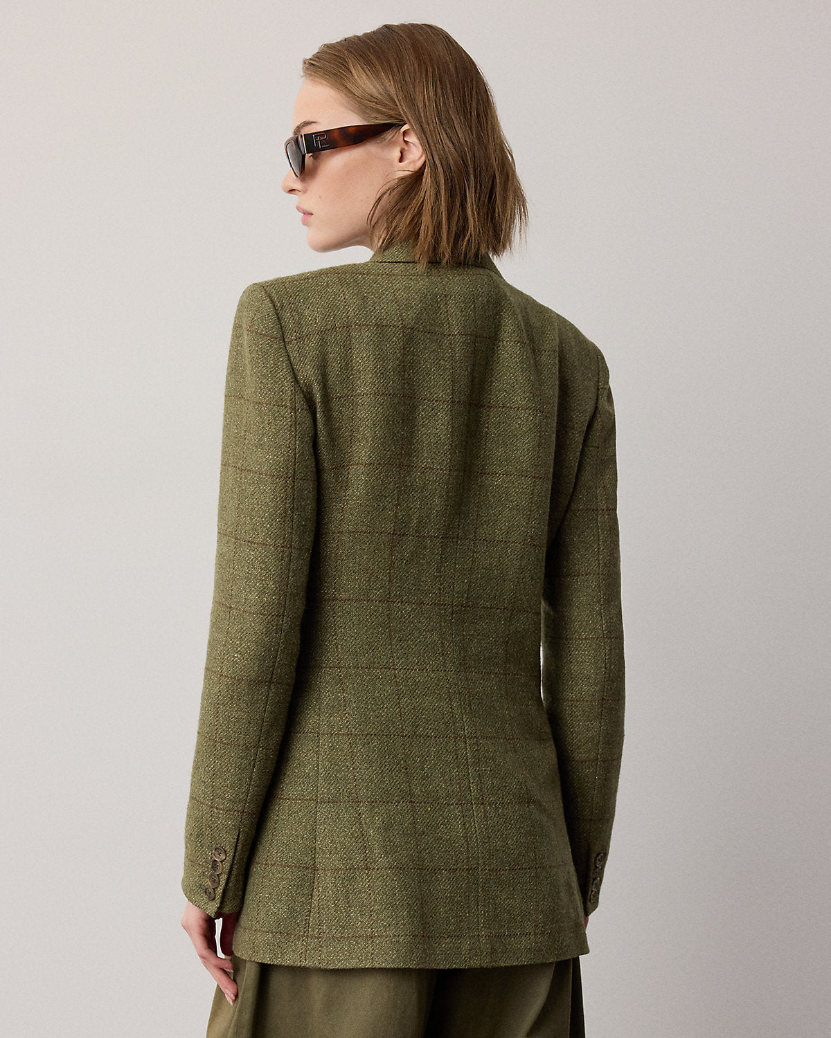 Ramona Windowpane Tweed Jacket