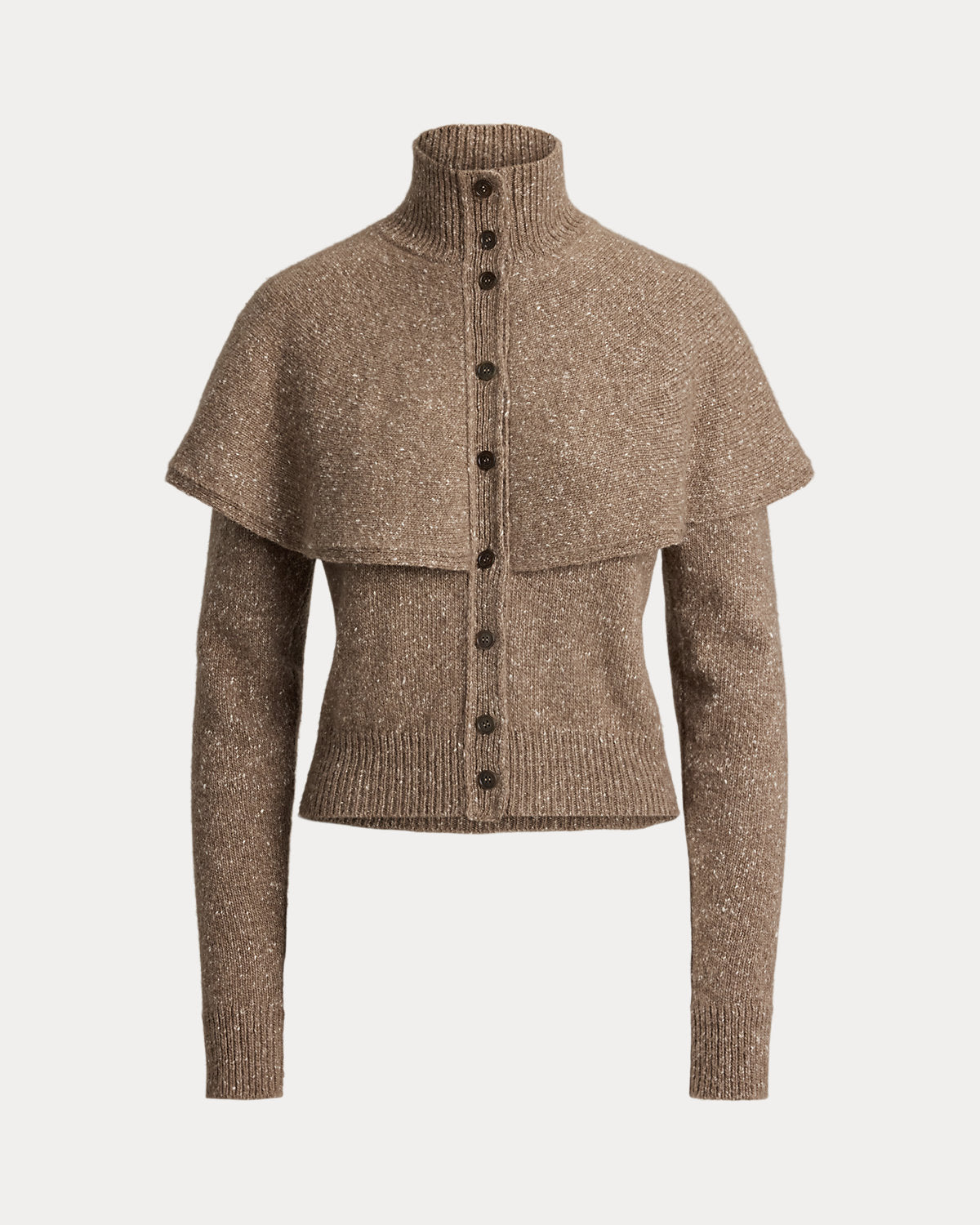 Cashmere Donegal Cape Cardigan Sweater