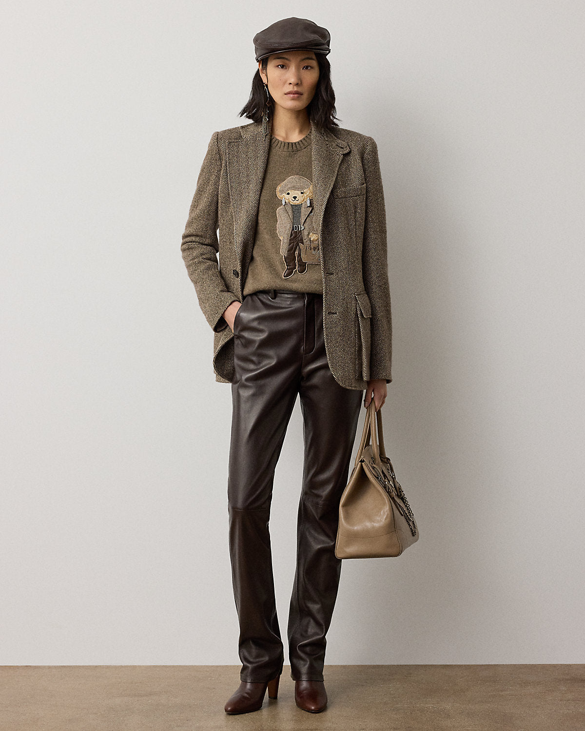 Fall Bear Cashmere Sweater