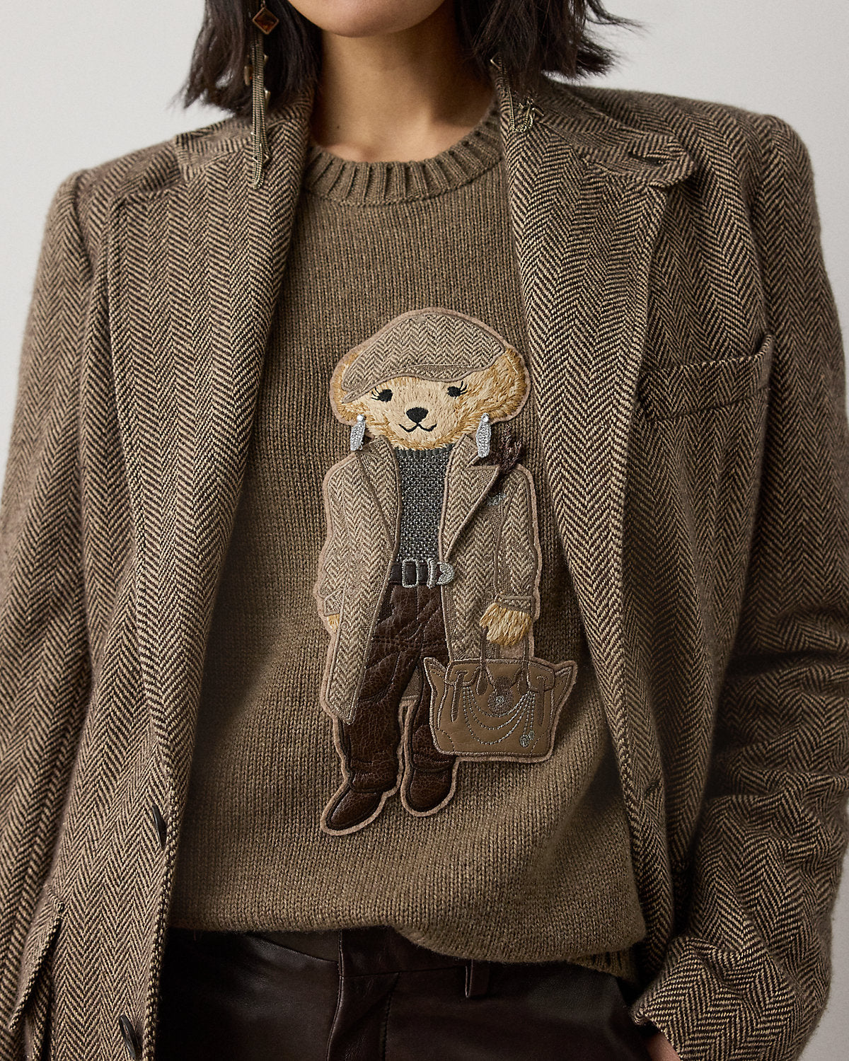 Fall Bear Cashmere Sweater