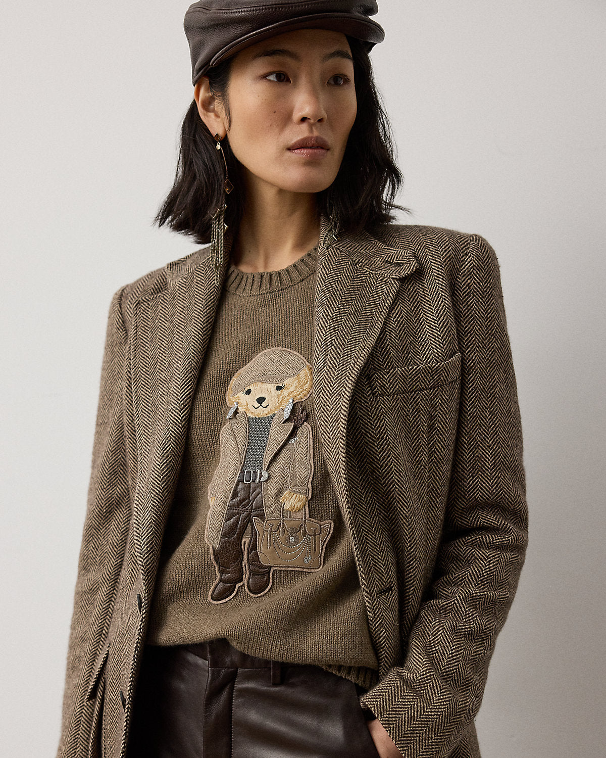 Fall Bear Cashmere Sweater