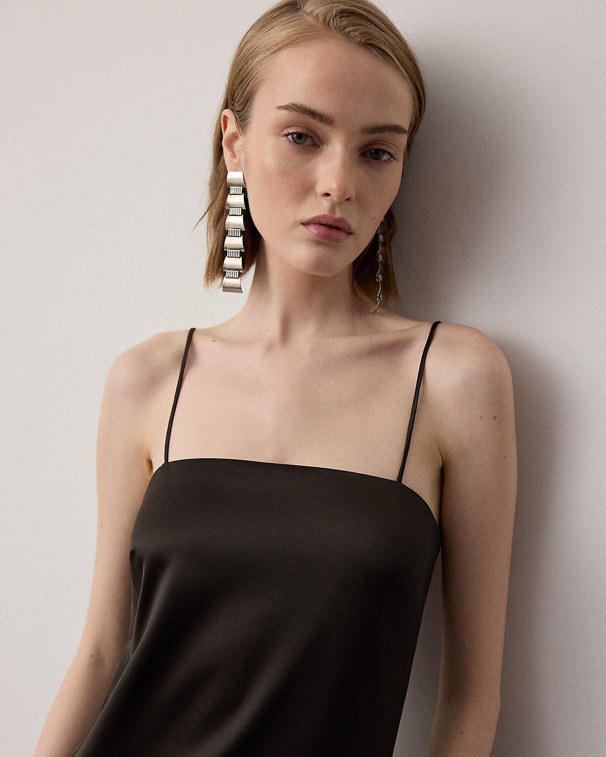 Demetrius Satin Evening Dress