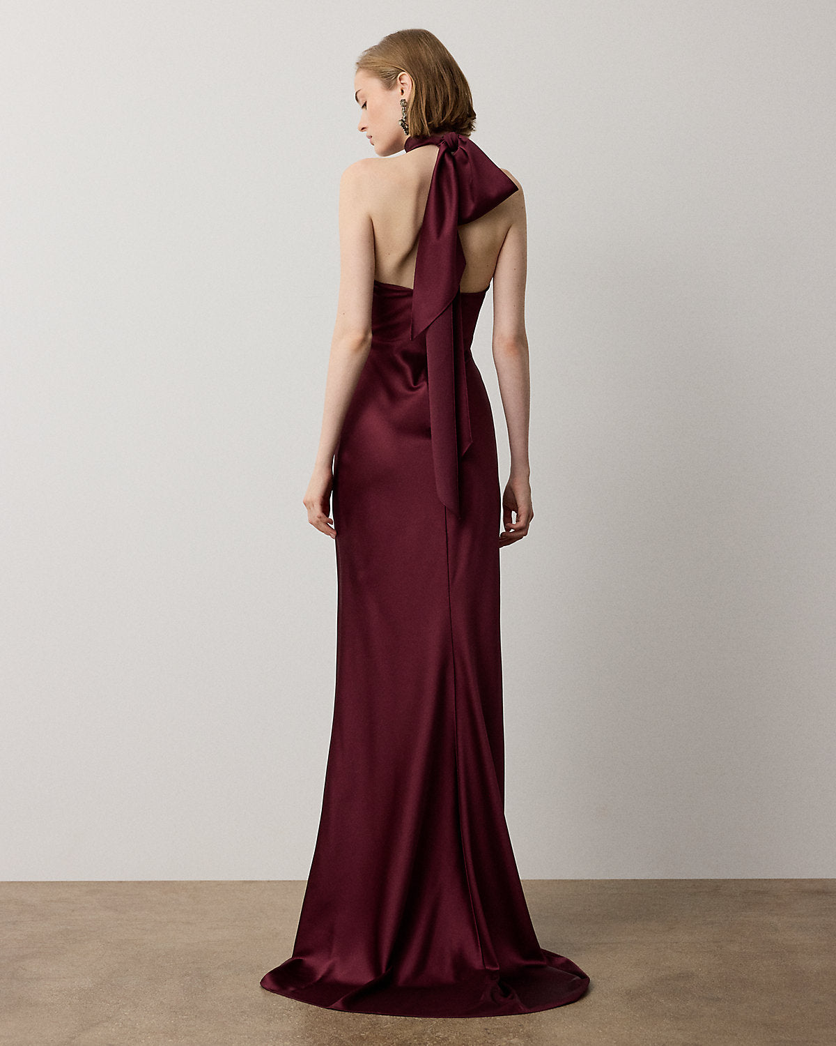Chilton Satin Evening Dress