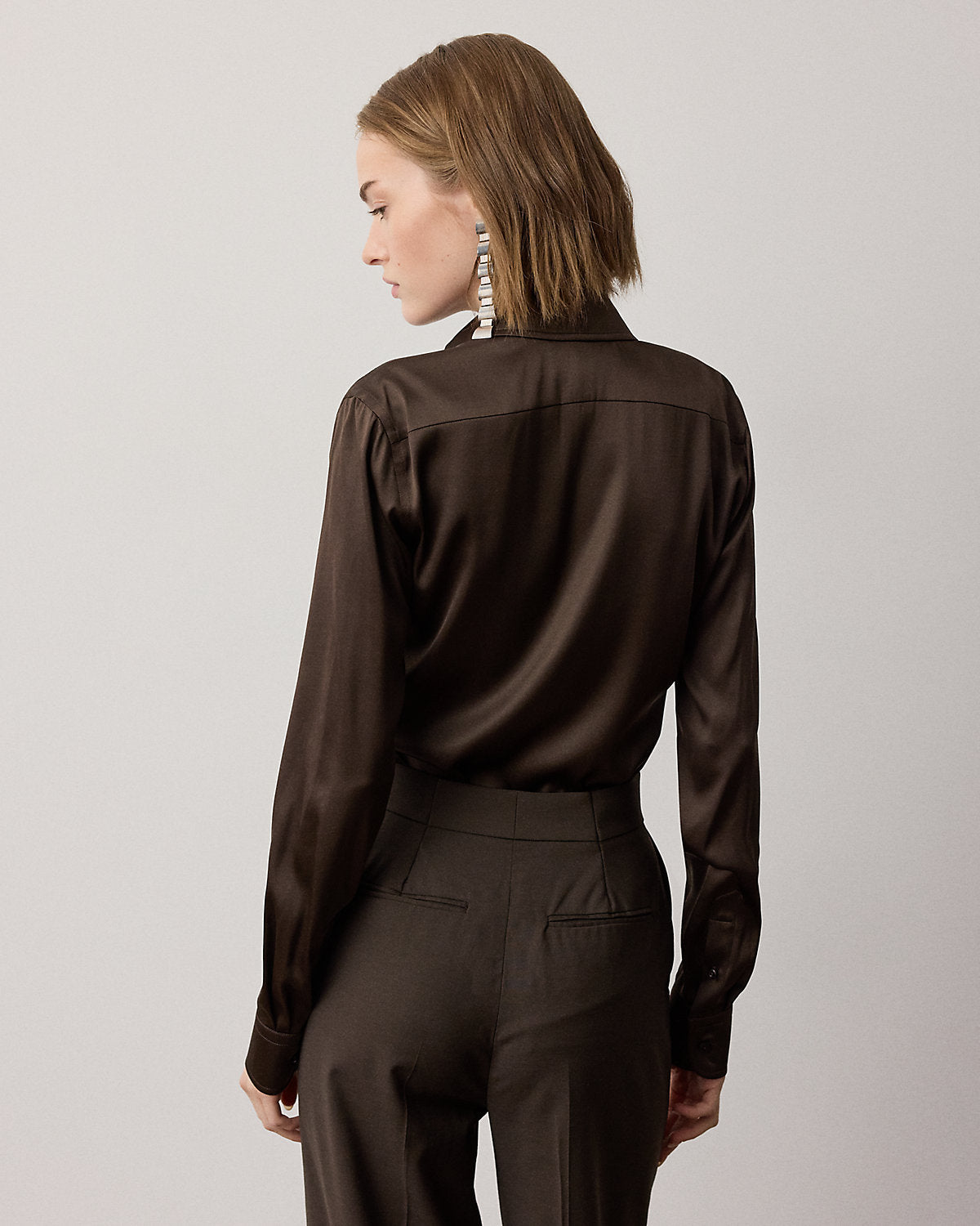 Cameron II Straight Fit Charmeuse Shirt