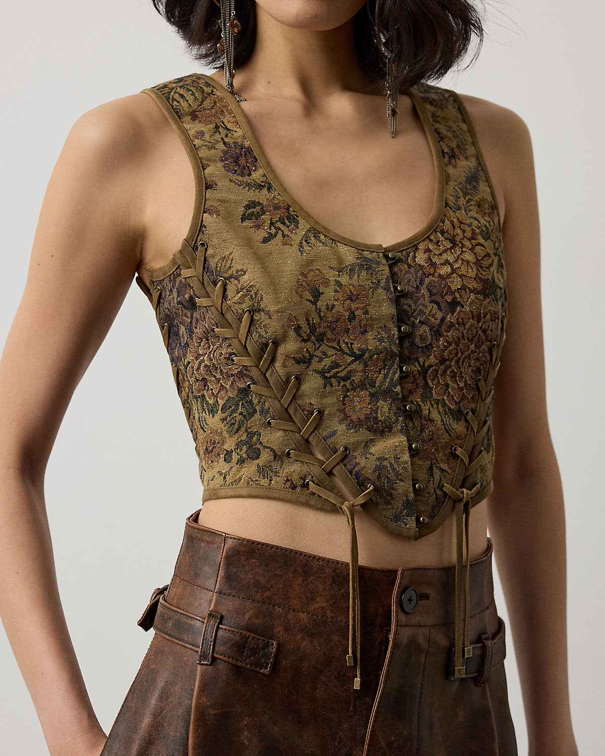 Thurlow Floral Gobelin Top