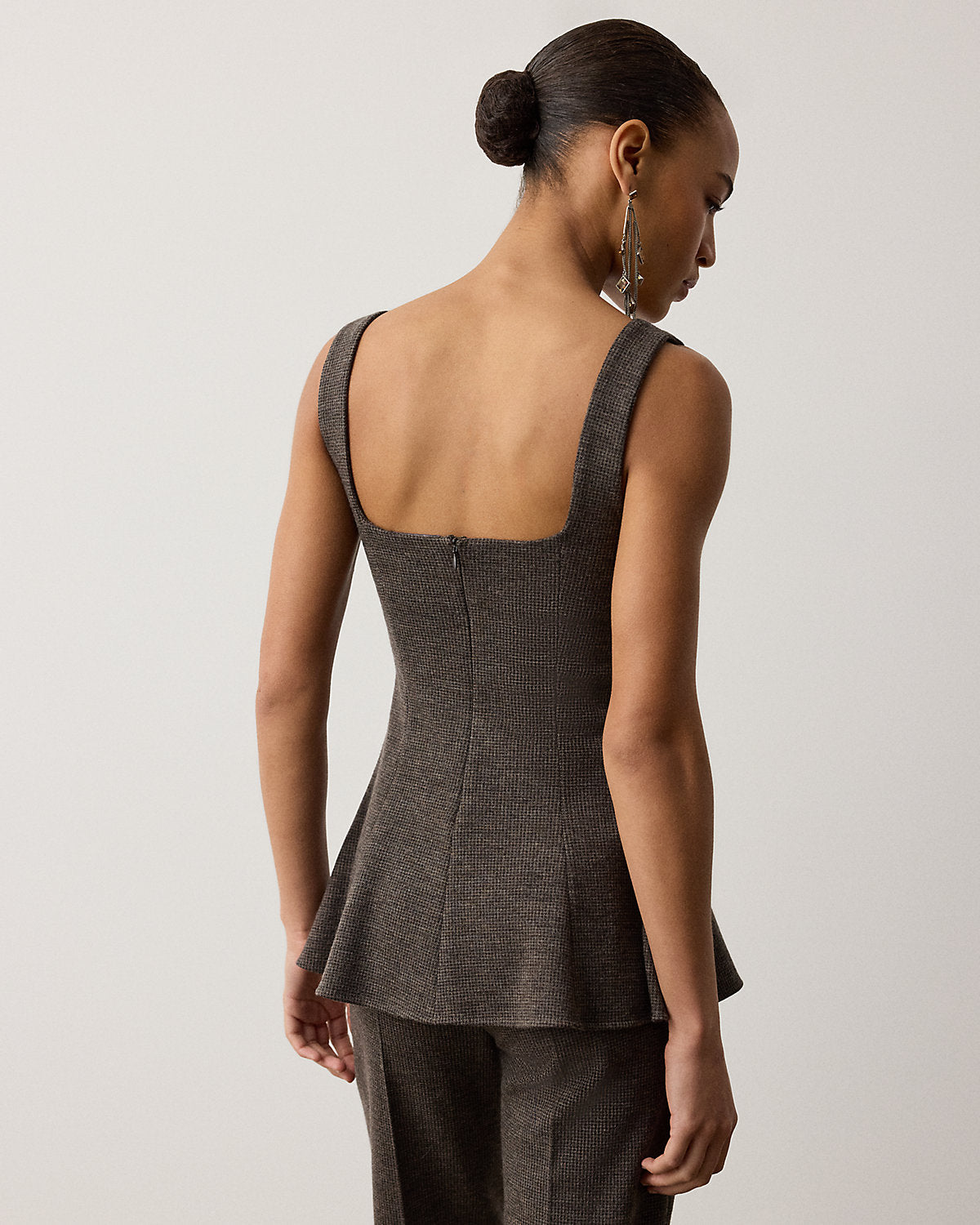 Mcintire Tick-Weave Jersey Top