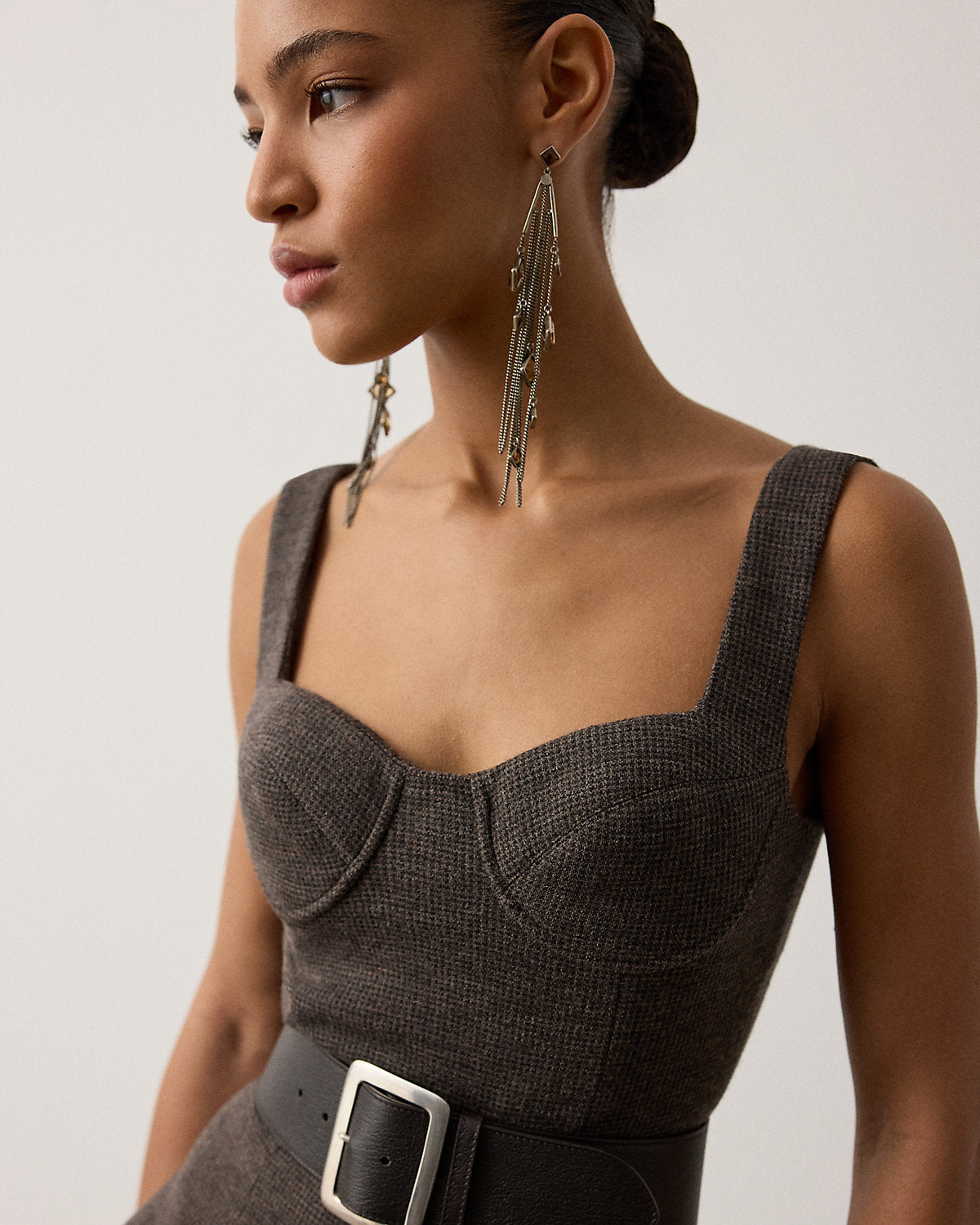 Mcintire Tick-Weave Jersey Top