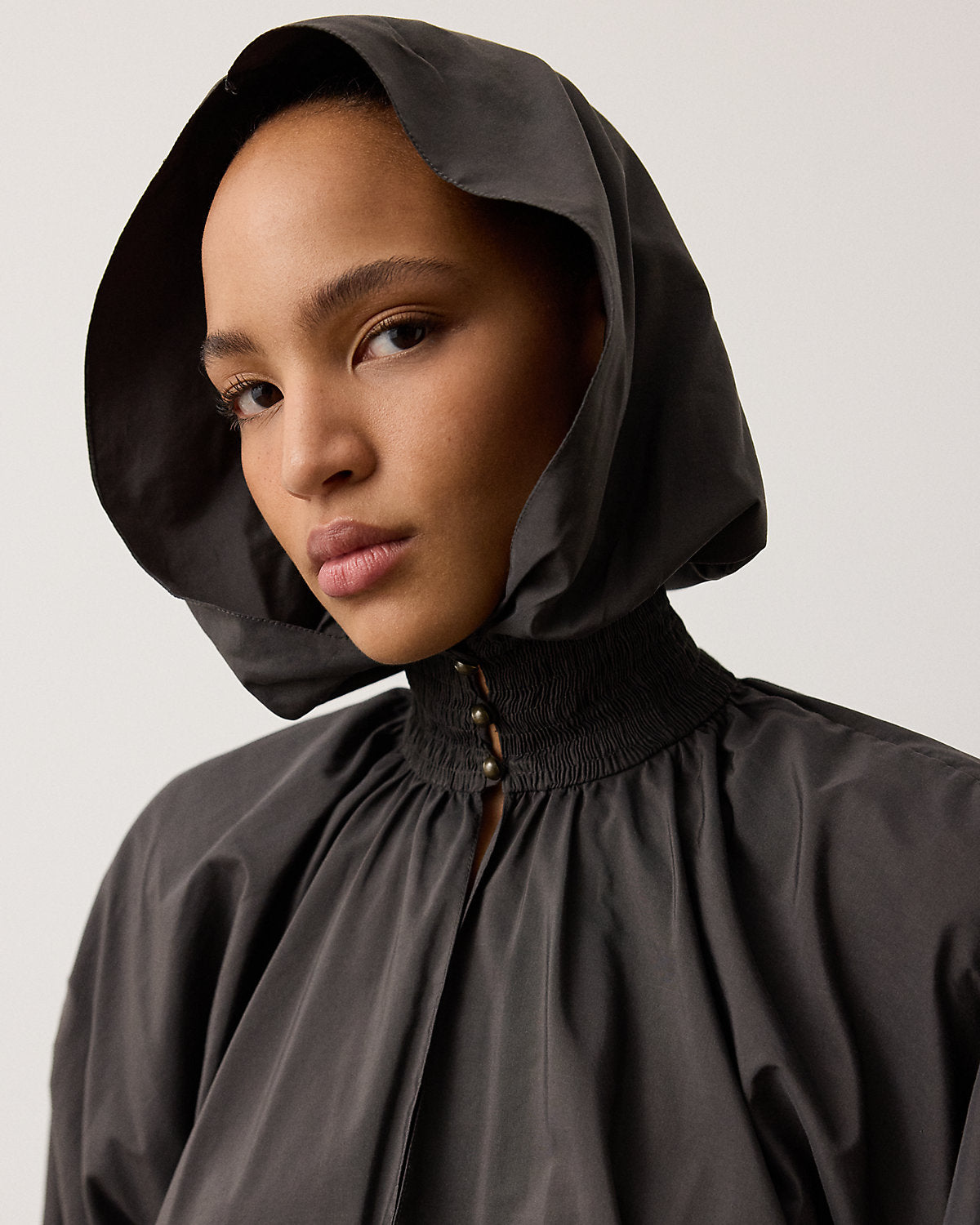 Graysen Hooded Poplin Top