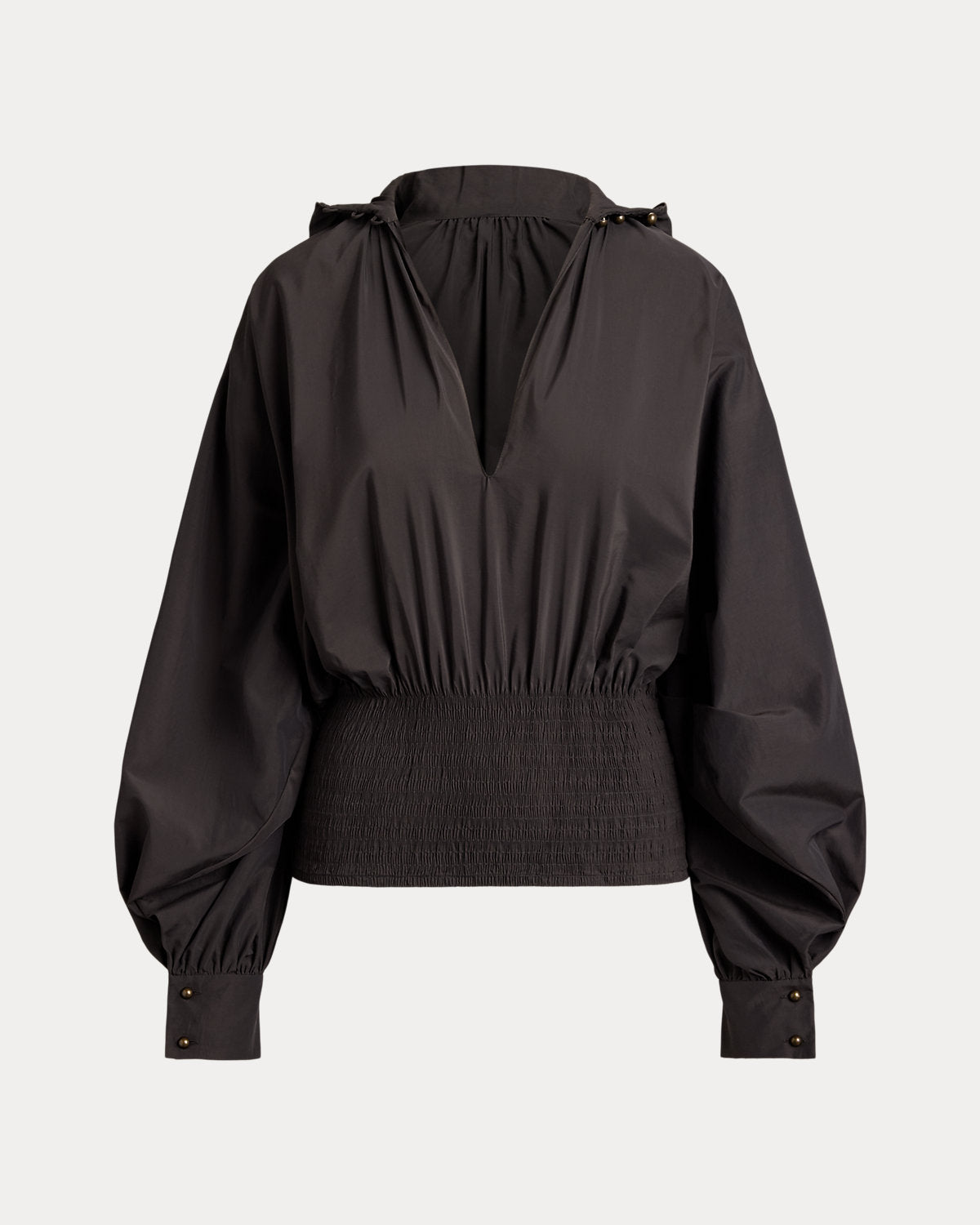 Graysen Hooded Poplin Top