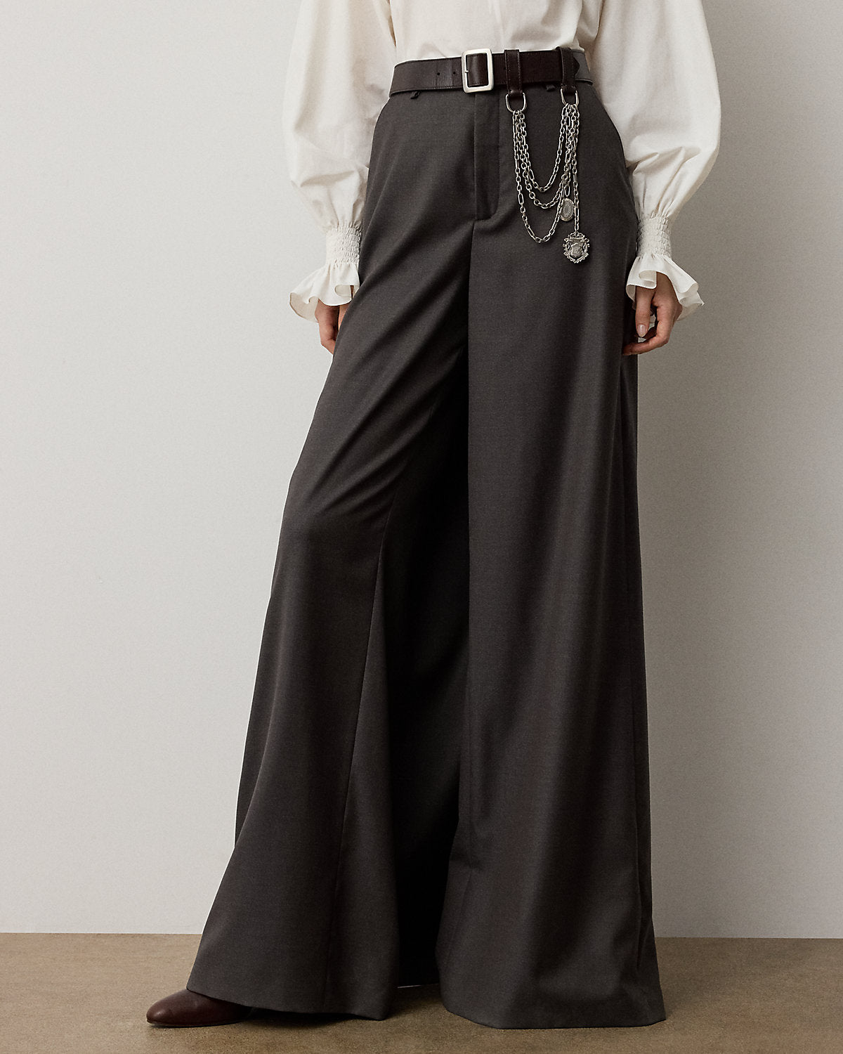 Elba Wool-Silk Pant