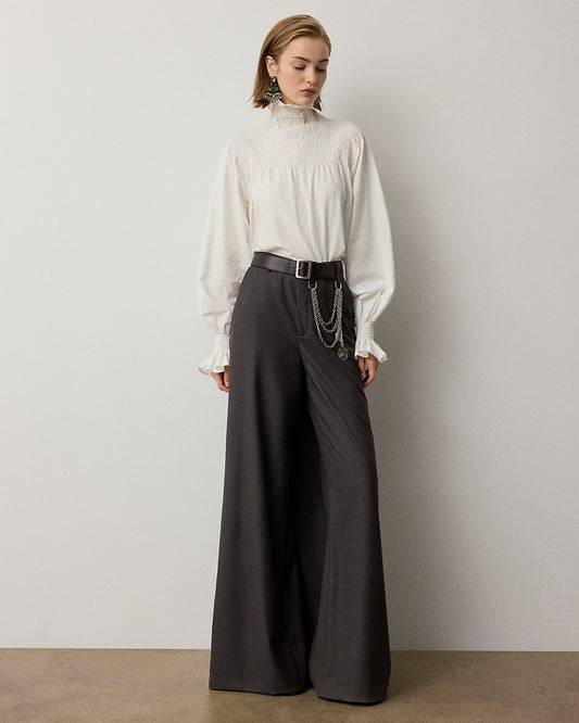 Elba Wool-Silk Pant