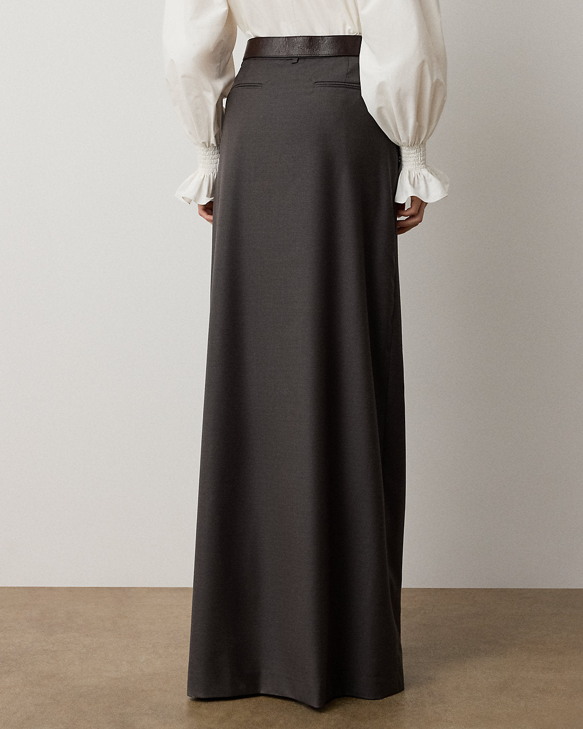 Elba Wool-Silk Pant