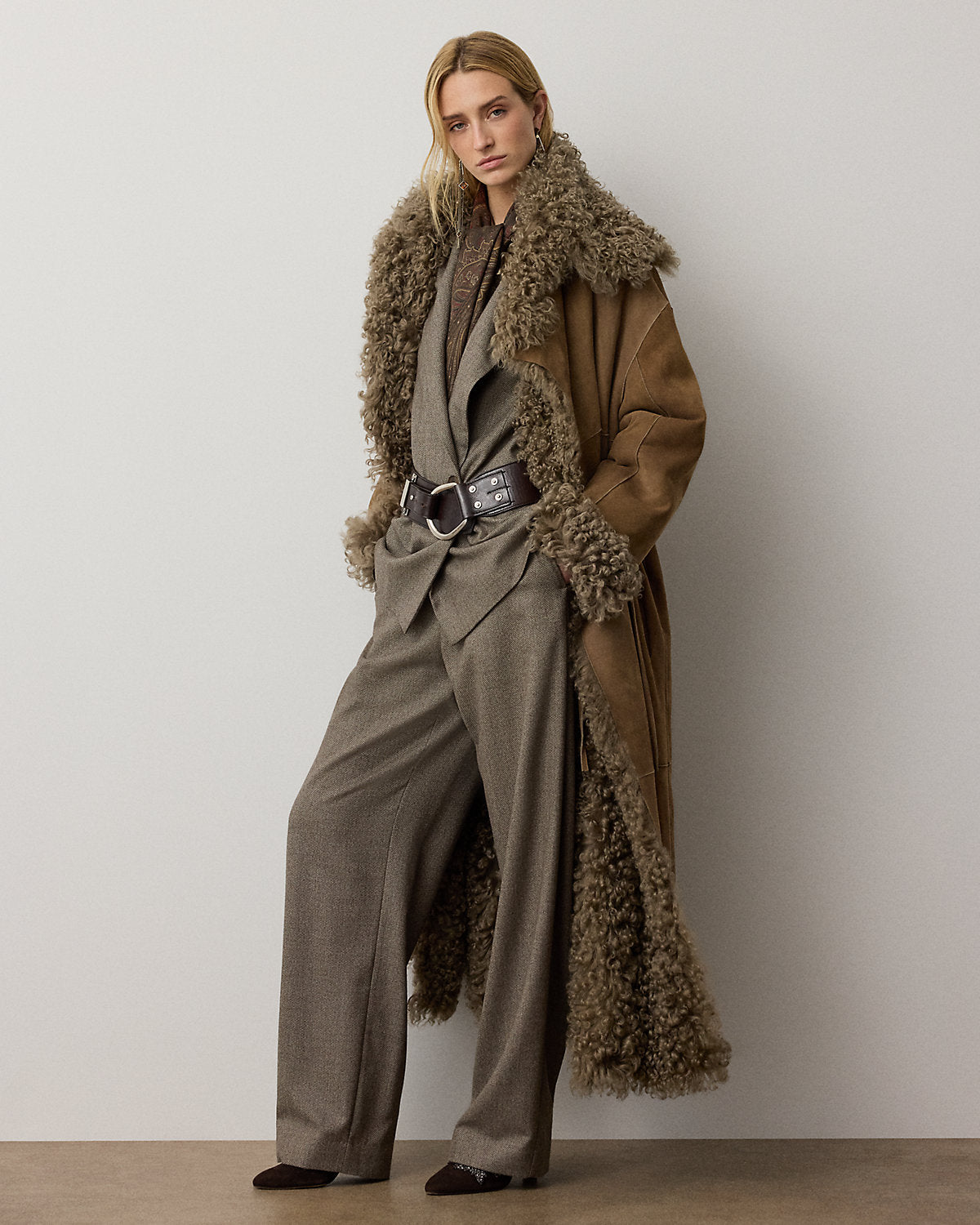 Leandre Birdseye Tweed Pant