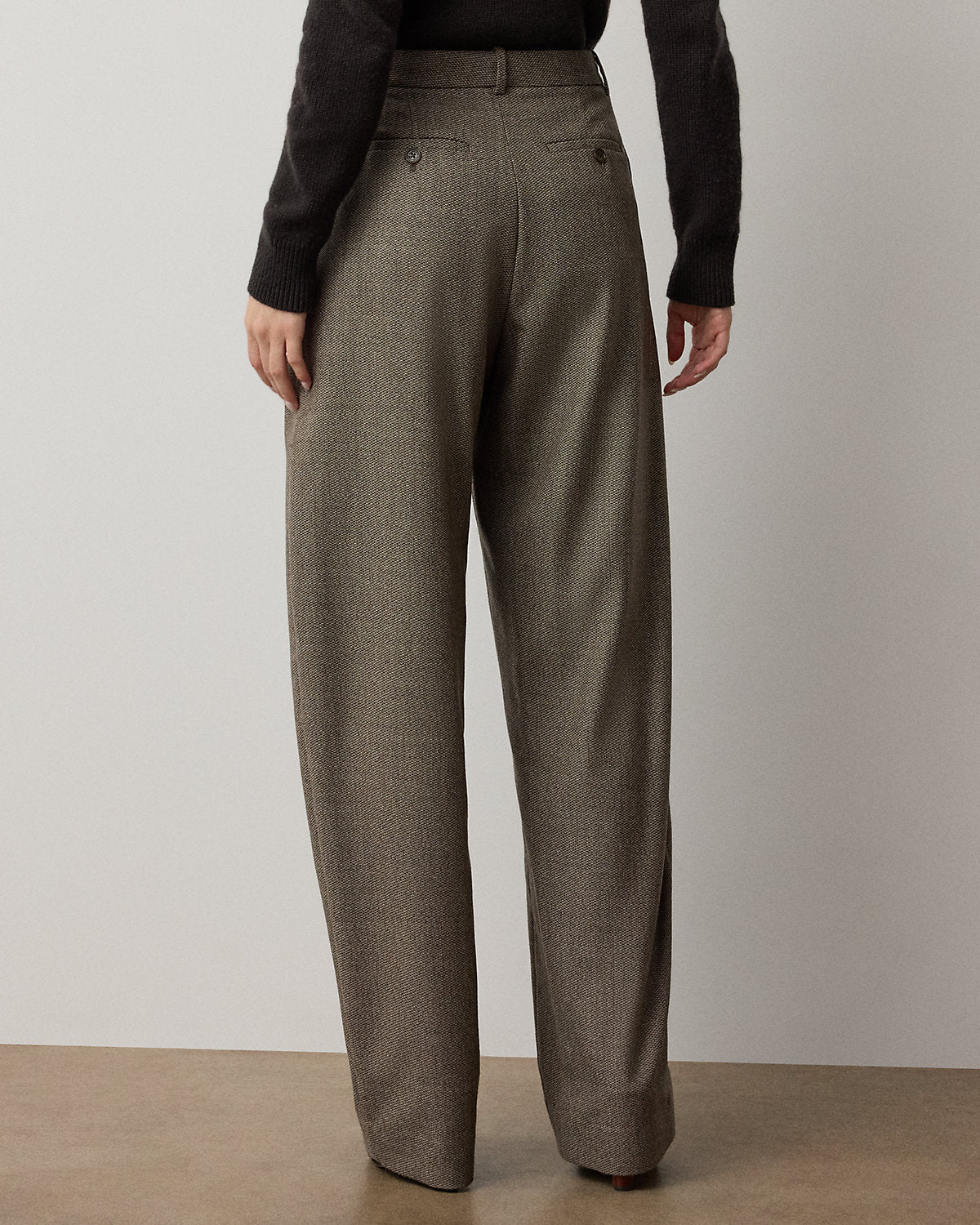 Leandre Birdseye Tweed Pant
