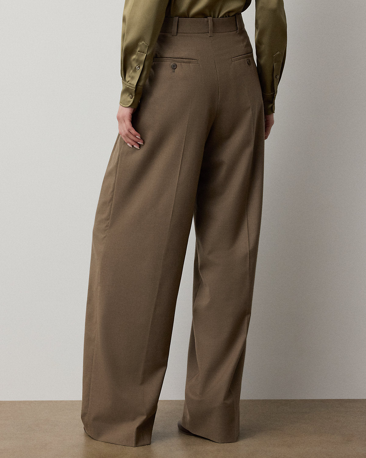 Clarice Wool-Blend Pant