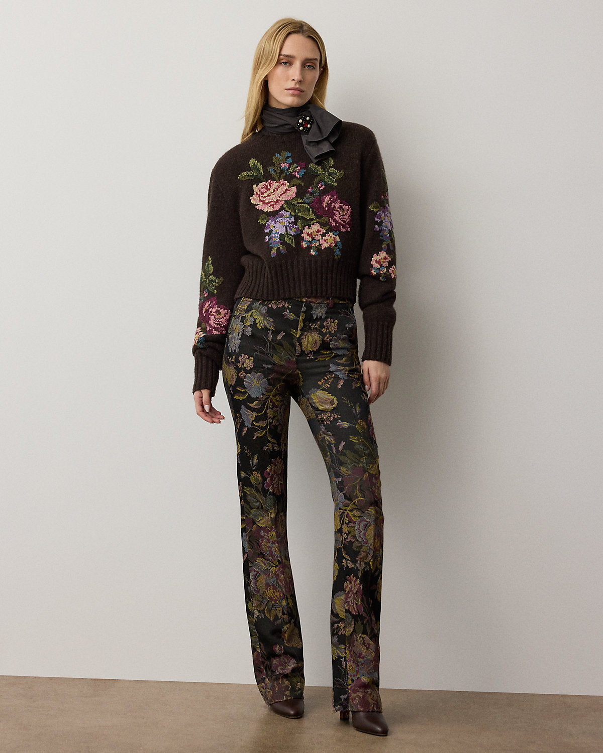 Wrigley II Floral Jacquard Pant