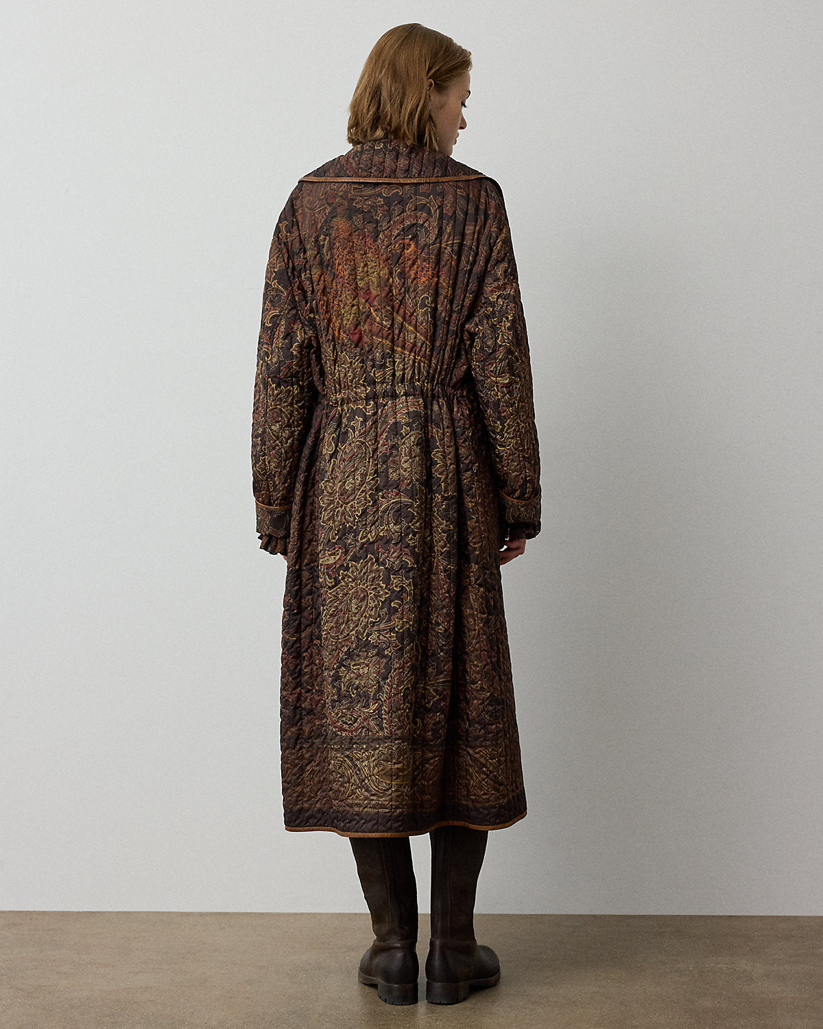 Chayce Paisley Quilted Coat