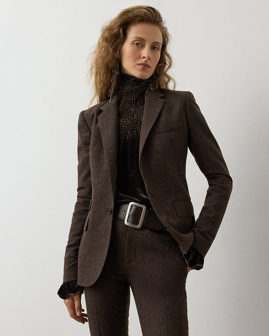 Parker Striped Herringbone Jacket