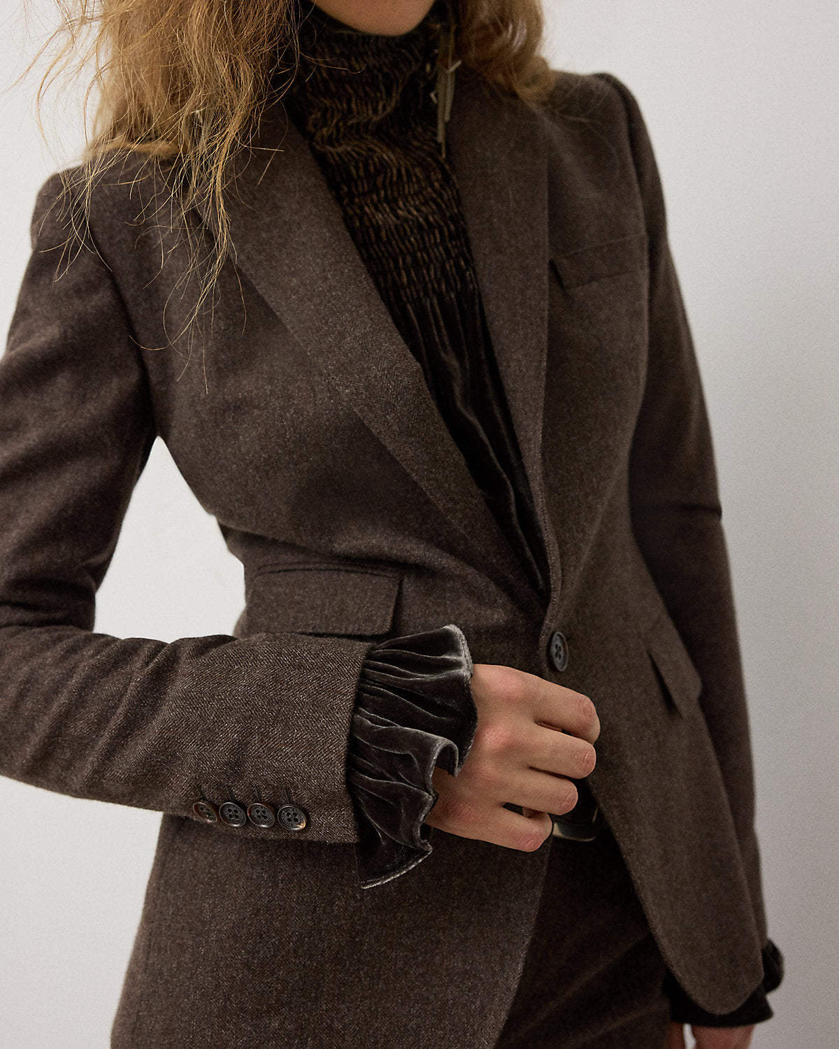 Parker Striped Herringbone Jacket