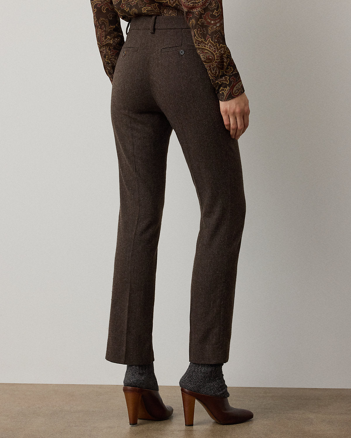 Andrey Striped Herringbone Pant
