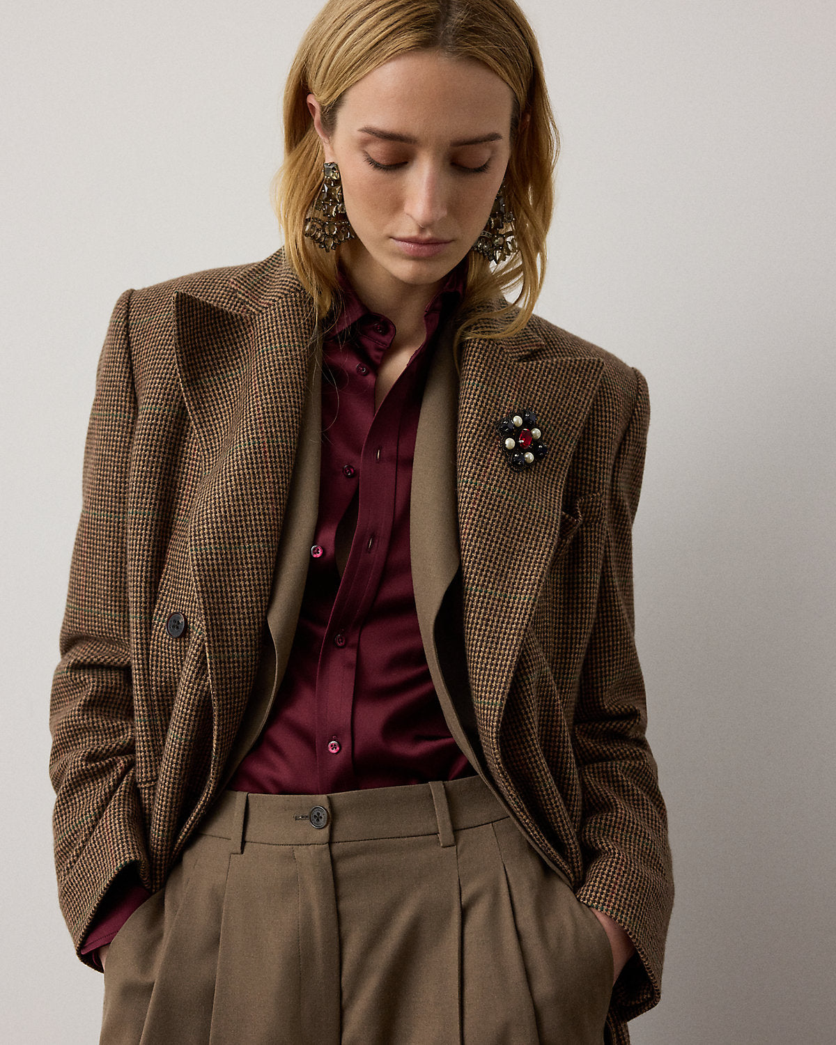 Cameron II Straight Fit Satin Shirt