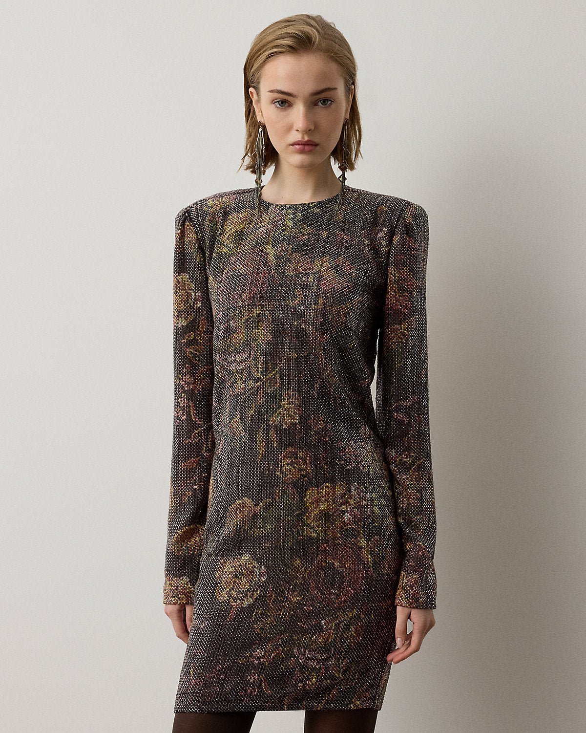 Keney Embellished Floral Cocktail Dress